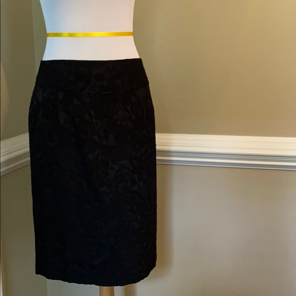 Ann Taylor Black Skirt Size 6